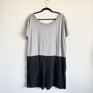 COS silk and cotton blend romper